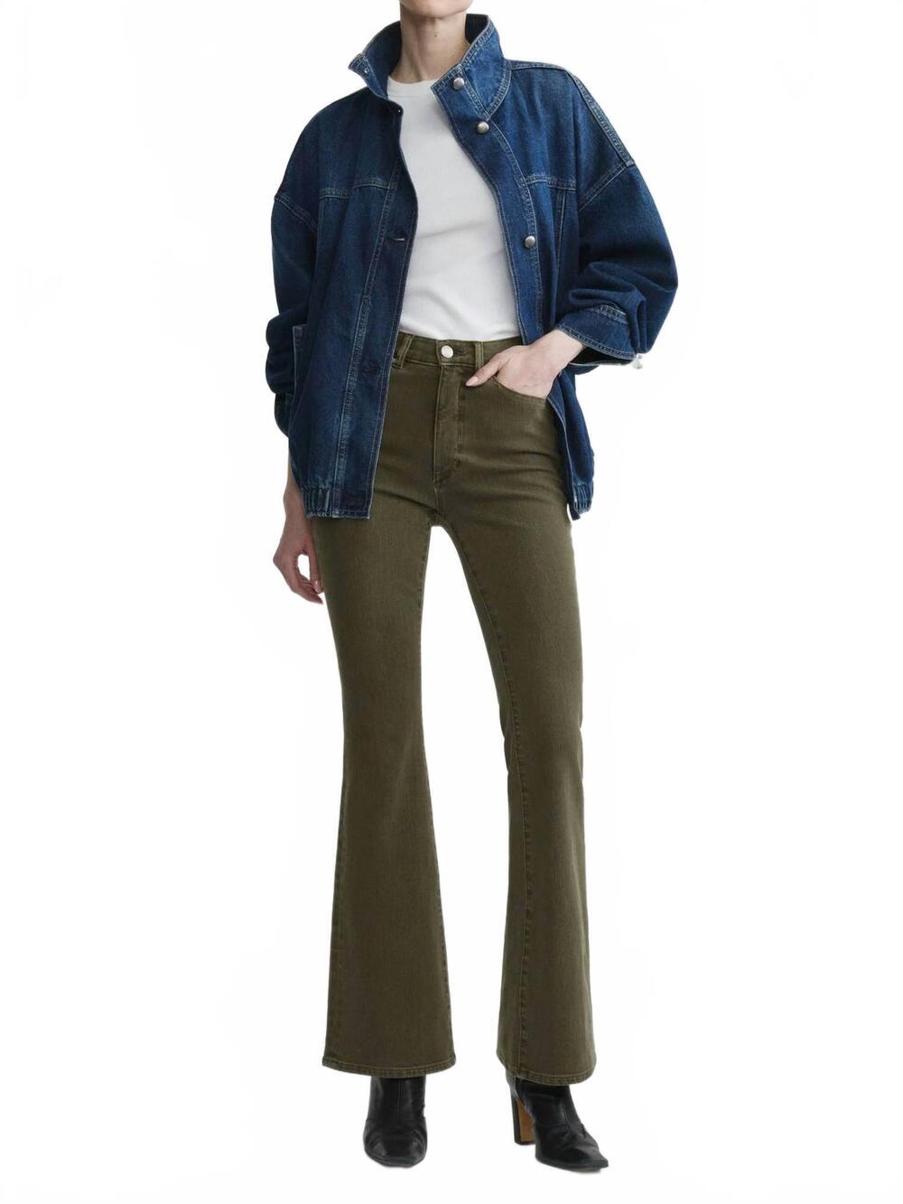NEW DL1961 - WOMEN'S bridget bootcut high rise instasculpt 31.5" jeans in pine